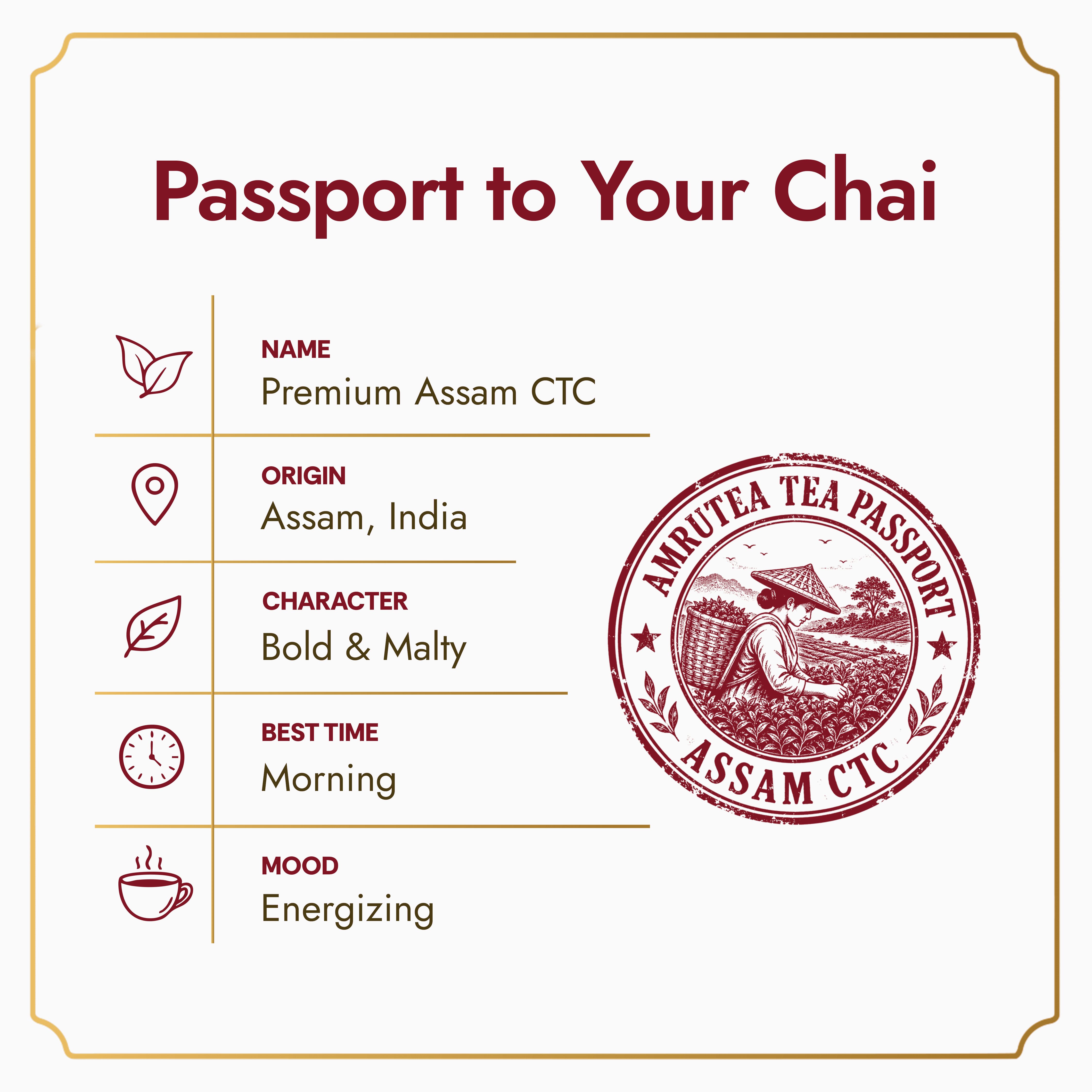 Amrutea Ritual | Premium Kadak Assam Chai
